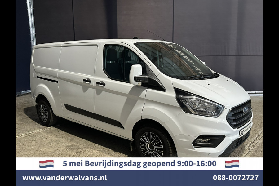 Ford Transit Custom 2.0 TDCI 130pk L2H1 Euro6 Airco | Camera | Navigatie | LED | Apple Carplay | Android Auto Cruisecontrol, Stoelverwarming, Verwarmde voorruit, Parkeersensoren, Bijrijdersbank, 2800kg trekvermogen