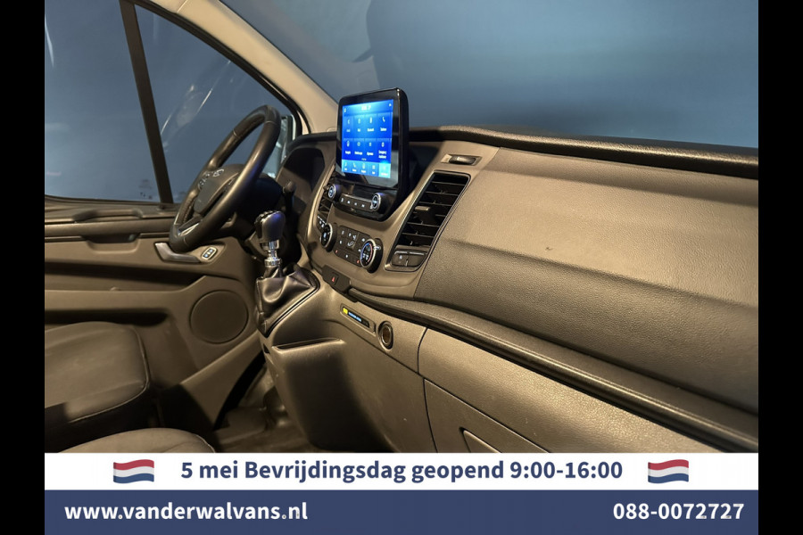 Ford Transit Custom 2.0 TDCI 130pk L2H1 Euro6 Airco | Camera | Navigatie | LED | Apple Carplay | Android Auto Cruisecontrol, Stoelverwarming, Verwarmde voorruit, Parkeersensoren, Bijrijdersbank, 2800kg trekvermogen