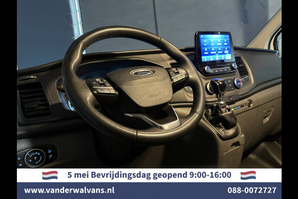 Ford Transit Custom 2.0 TDCI 130pk L2H1 Euro6 Airco | Camera | Navigatie | LED | Apple Carplay | Android Auto Cruisecontrol, Stoelverwarming, Verwarmde voorruit, Parkeersensoren, Bijrijdersbank, 2800kg trekvermogen