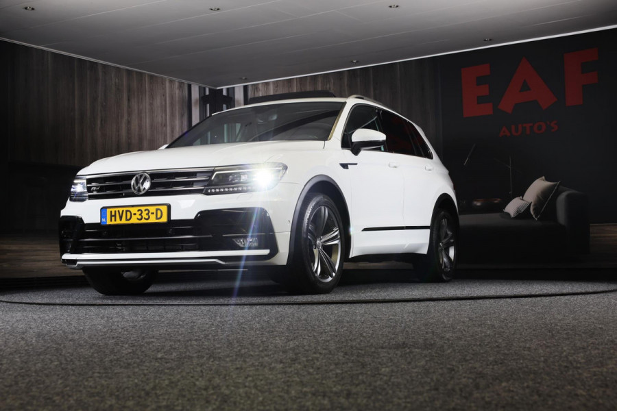 Volkswagen Tiguan 1.4 TSI 4Motion R Line / AUT / Memory / Elek Stoelen / Navi / F1 / Camera / Head Up / Leder / Led / Pano / 19 In