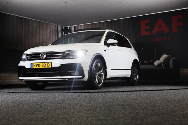 Volkswagen Tiguan 1.4 TSI 4Motion R Line / AUT / Memory / Elek Stoelen / Navi / F1 / Camera / Head Up / Leder / Led / Pano / 19 In