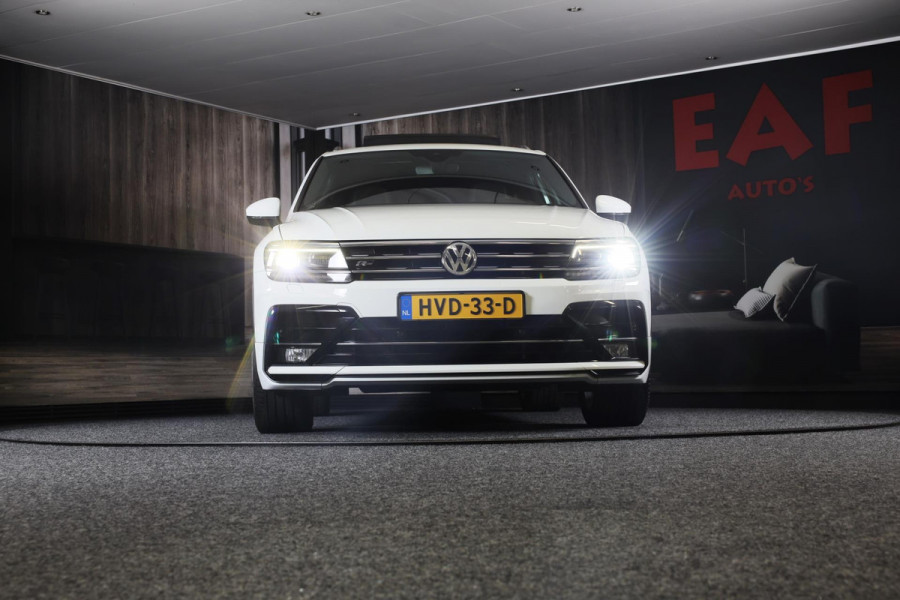 Volkswagen Tiguan 1.4 TSI 4Motion R Line / AUT / Memory / Elek Stoelen / Navi / F1 / Camera / Head Up / Leder / Led / Pano / 19 In
