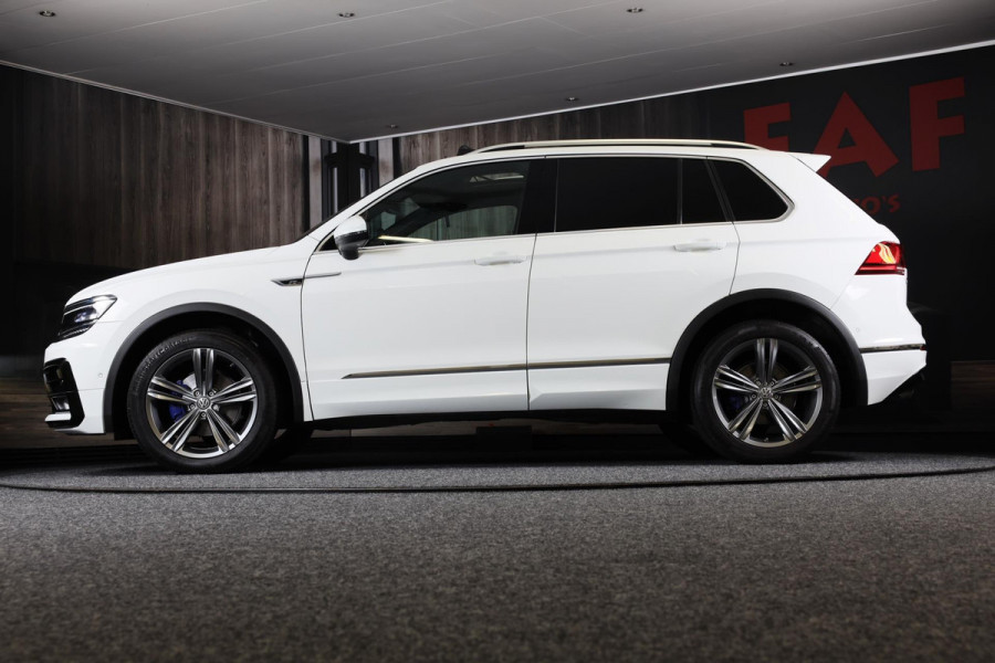 Volkswagen Tiguan 1.4 TSI 4Motion R Line / AUT / Memory / Elek Stoelen / Navi / F1 / Camera / Head Up / Leder / Led / Pano / 19 In