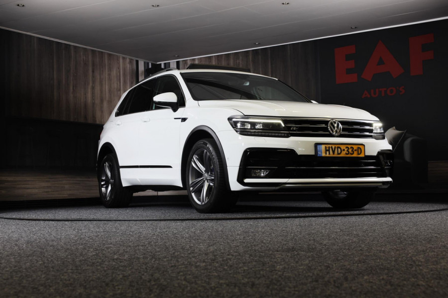 Volkswagen Tiguan 1.4 TSI 4Motion R Line / AUT / Memory / Elek Stoelen / Navi / F1 / Camera / Head Up / Leder / Led / Pano / 19 In