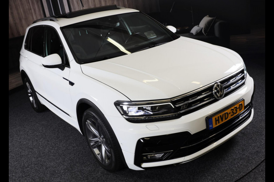 Volkswagen Tiguan 1.4 TSI 4Motion R Line / AUT / Memory / Elek Stoelen / Navi / F1 / Camera / Head Up / Leder / Led / Pano / 19 In