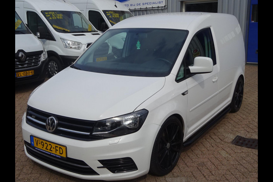 Volkswagen Caddy 2.0 TDI L1H1 BMT EU6 180 PK AIRCO LEDER LMV SIDEBARS NAVIGATIE