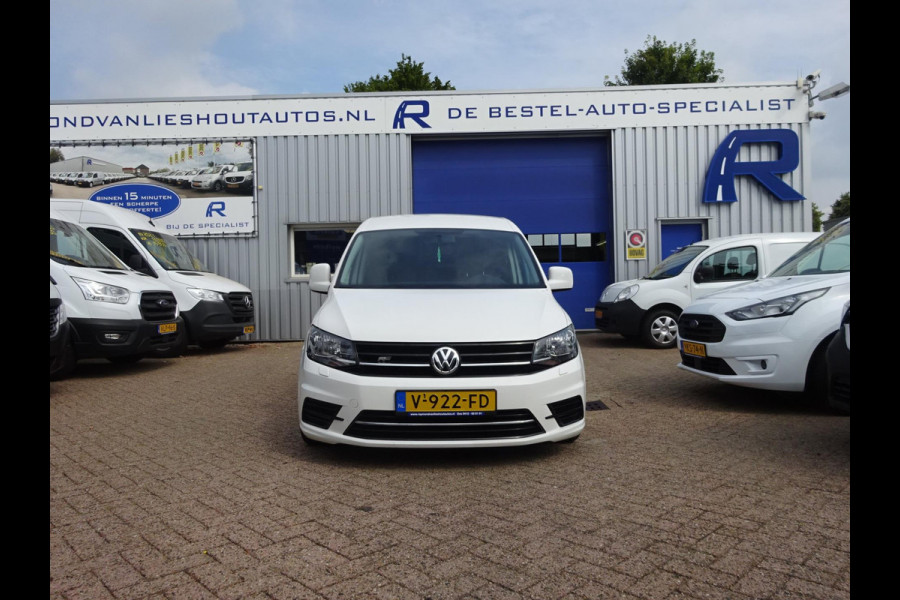 Volkswagen Caddy 2.0 TDI L1H1 BMT EU6 180 PK AIRCO LEDER LMV SIDEBARS NAVIGATIE
