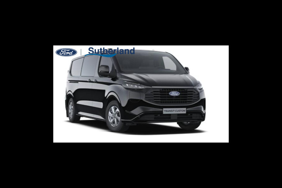 Ford Transit Custom 320 2.5 PHEV L2H1 Limited DC 233pk | Dubbele Cabine | Dubbele zijschuifdeur | 12-weg verstel- en verwarmbare AGR Stoelen | Inklapbare trekhaak | 17 inch lichtmetalen velgen | Driver Assistance Pack Premium  | Verwarmbaar stuurwiel | Bekleding zijwand en achterdeuren (volledig) | PRIJS EX. BTW INCL. BPM