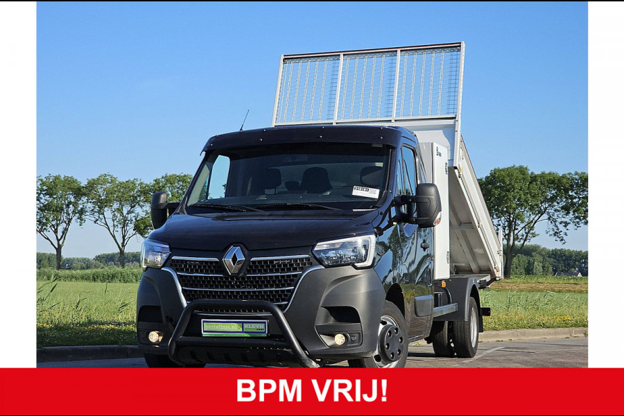 Renault Master T35 2.3 dCi 165 L3 DL Kipper EURO6 3500 kg trekhaak omvormer navi cruise control