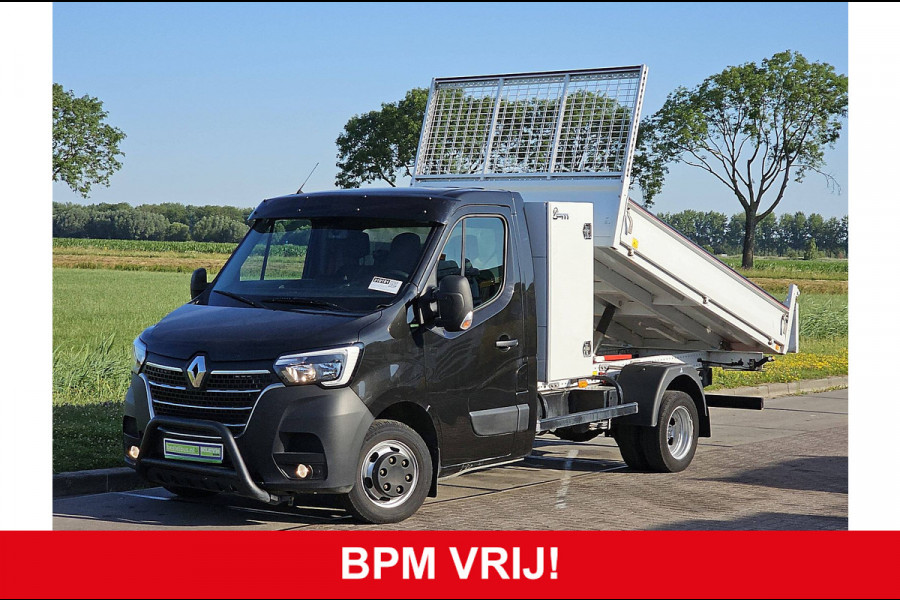 Renault Master T35 2.3 dCi 165 L3 DL Kipper EURO6 3500 kg trekhaak omvormer navi cruise control
