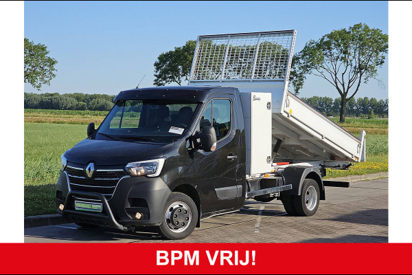 Renault Master T35 2.3 dCi 165 L3 DL Kipper EURO6 3500 kg trekhaak omvormer navi cruise control