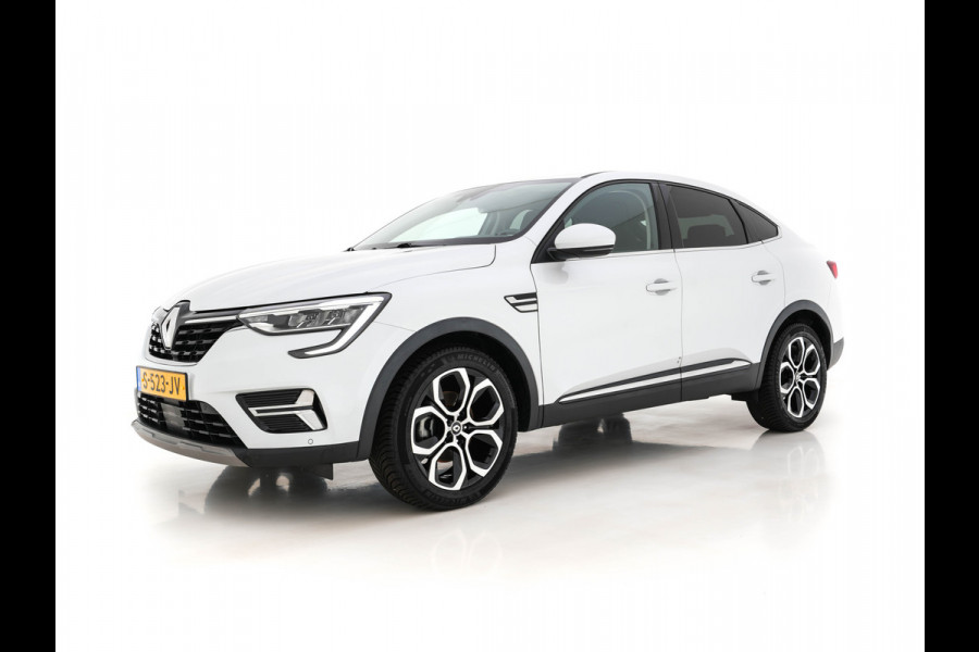 Renault Arkana 1.6 E-Tech hybrid 145 techno (INCL.BTW) *1/2LEATHER | FULL-LED | DIGI-COCKPIT | BLIND-SPOT | NAVI-FULLMAP | AMBIENT-LIGHT | CAMERA | KEYLESS | DAB+ | COMFORT-SEATS | 18''ALU*