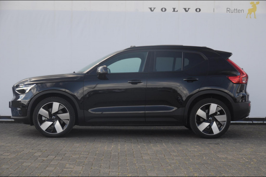 Volvo XC40 408PK Automaat Recharge Twin Ultimate / Adaptieve cruise control/ Panoramadak/ Elektrische stoelen met geheugen/ BLIS/ Elektrische achterklep/ Parkeersensoren met 360 Camera/ Stoel en stuurwielverwarming/ Mistlampen/ Luxe bekleding/ 20" Velgen/ Harman kardon audio/ Apple carplay