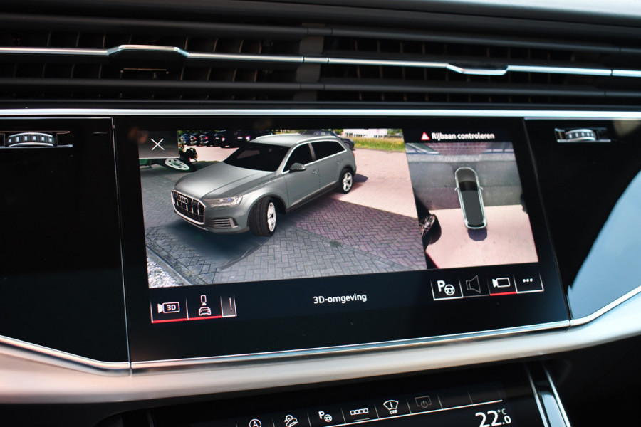 Audi Q7 55 TFSI quattro S-Line 7-persoons Pano S-zetels Trekh ACC HUD B&O 360 Soft-close