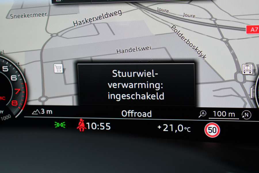 Audi Q7 55 TFSI quattro S-Line 7-persoons Pano S-zetels Trekh ACC HUD B&O 360 Soft-close