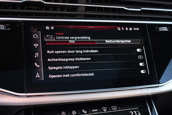 Audi Q7 55 TFSI quattro S-Line 7-persoons Pano S-zetels Trekh ACC HUD B&O 360 Soft-close
