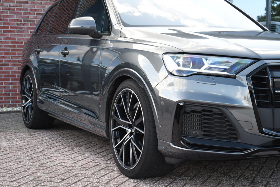 Audi Q7 55 TFSI quattro S-Line 7-persoons Pano S-zetels Trekh ACC HUD B&O 360 Soft-close