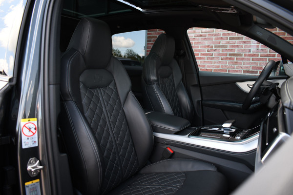 Audi Q7 55 TFSI quattro S-Line 7-persoons Pano S-zetels Trekh ACC HUD B&O 360 Soft-close
