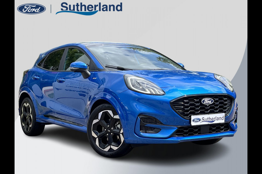 Ford Puma 1.0 EcoBoost Hybrid ST-Line X 155pk Automaat | Panoramadak | Afneembare trekhaak | Winter Pack | Adaptive cruise control | 360 graden camera | Bang&Olufsen | Elektrsiche achterklep | Matrix LED