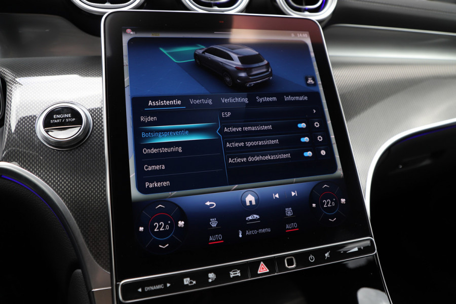 Mercedes-Benz GLC 300e AMG 4-Matic | 313PK | Pano | Head-up | Sfeerverlichting | Burmester | Memory | Stuurwielverw. | Keyles-go | 2024.