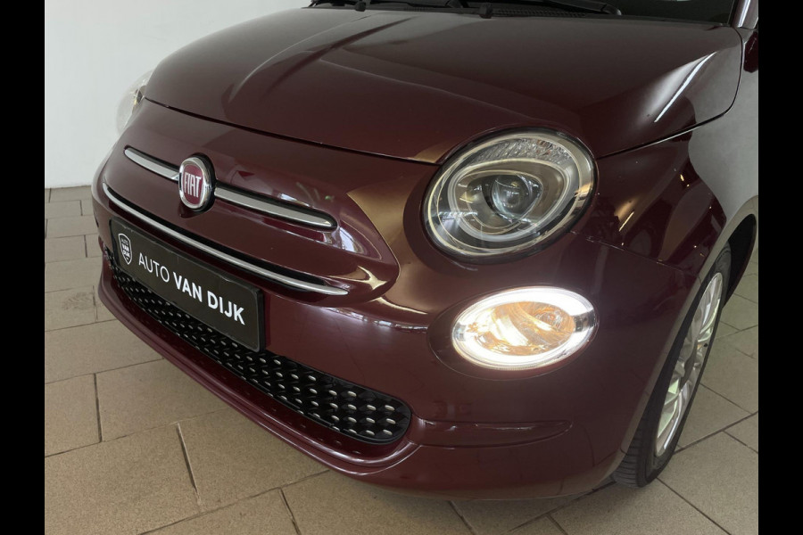 Fiat 500 0.9 TwinAir Turbo Sport AUTOMAAT AIRCO NAVI CRUISE BLUETOOTH MULTI STUUR ELEK RAMEN CENT VERG VELGEN ZEER NETTE AUTO