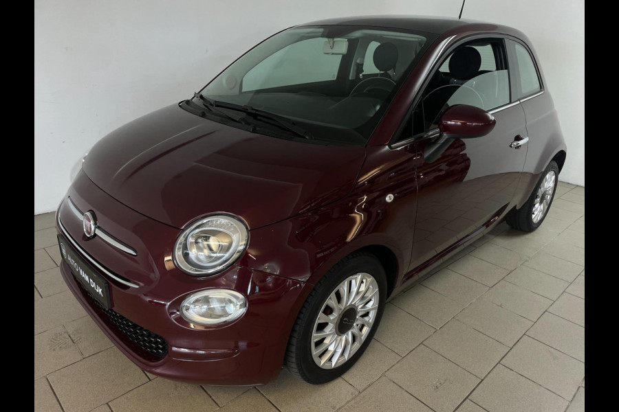 Fiat 500 0.9 TwinAir Turbo Sport AUTOMAAT AIRCO NAVI CRUISE BLUETOOTH MULTI STUUR ELEK RAMEN CENT VERG VELGEN ZEER NETTE AUTO