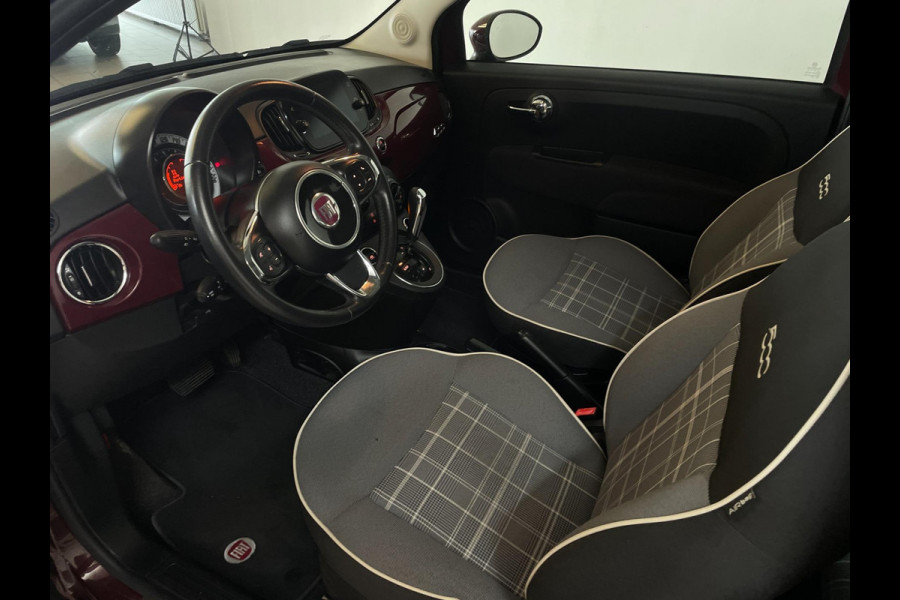 Fiat 500 0.9 TwinAir Turbo Sport AUTOMAAT AIRCO NAVI CRUISE BLUETOOTH MULTI STUUR ELEK RAMEN CENT VERG VELGEN ZEER NETTE AUTO