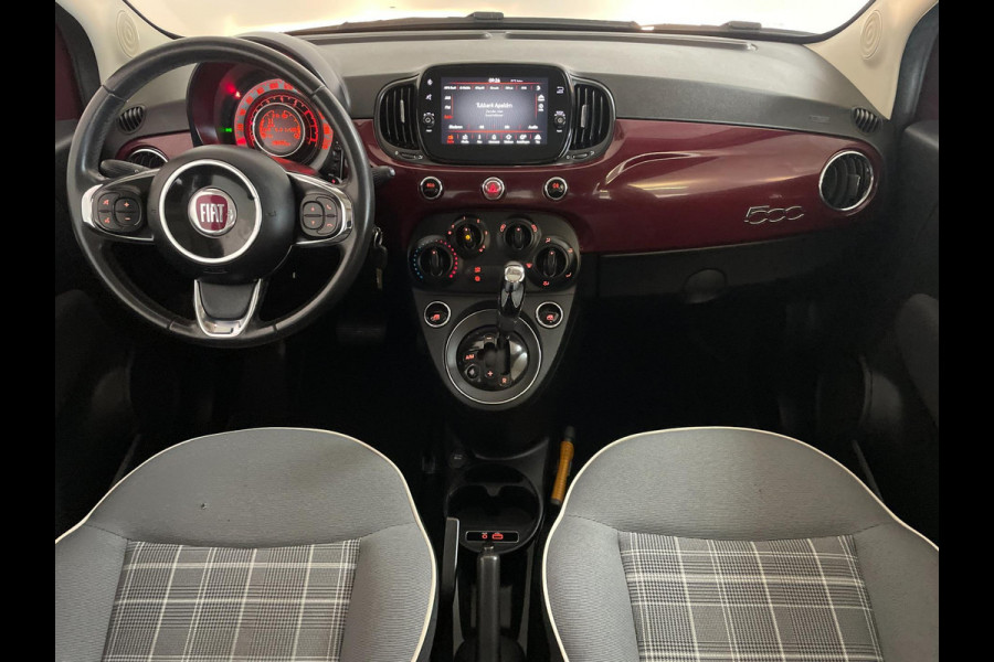 Fiat 500 0.9 TwinAir Turbo Sport AUTOMAAT AIRCO NAVI CRUISE BLUETOOTH MULTI STUUR ELEK RAMEN CENT VERG VELGEN ZEER NETTE AUTO