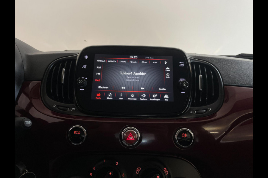 Fiat 500 0.9 TwinAir Turbo Sport AUTOMAAT AIRCO NAVI CRUISE BLUETOOTH MULTI STUUR ELEK RAMEN CENT VERG VELGEN ZEER NETTE AUTO