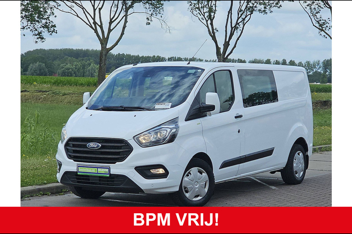 Ford Transit 2.0 L2H1 Navi Airco Dubbele Cabine Automaat Distronic WP-Inrichting PDC 131 PK Euro6 Ford Transit 2.0 L2H1 Navi Airco Dubbele Cabine Automaat Distronic WP-Inrichting PDC 131 PK Euro6