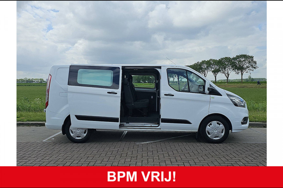 Ford Transit 2.0 L2H1 Navi Airco Dubbele Cabine Automaat Distronic WP-Inrichting PDC 131 PK Euro6