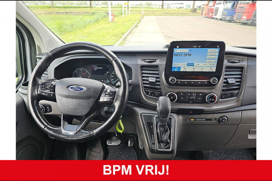 Ford Transit 2.0 L2H1 Navi Airco Dubbele Cabine Automaat Distronic WP-Inrichting PDC 131 PK Euro6