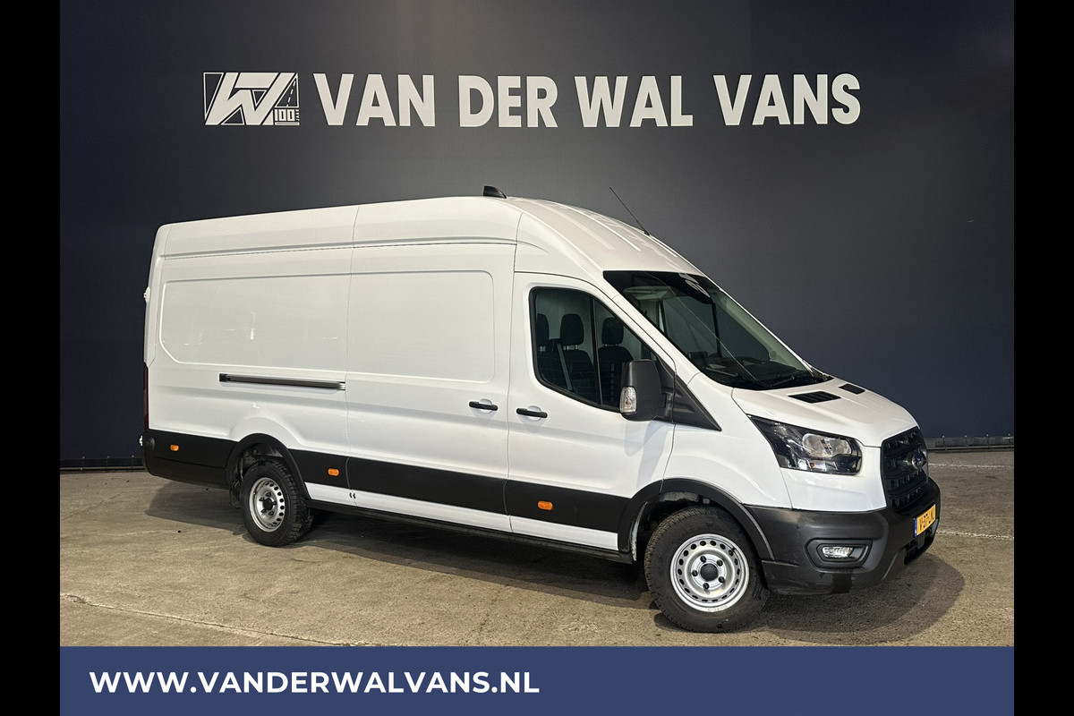 Ford Transit 2.0 TDCI 131pk L4H3 Jumbo Euro6 Airco | Camera | Navigatie | Cruisecontrol | Parkeersensoren | Apple Carplay Android Auto, Bijrijdersbank, 2800kg trekvermogen