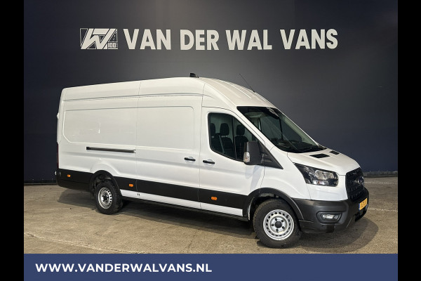 Ford Transit 2.0 TDCI 131pk L4H3 Jumbo Euro6 Airco | Camera | Navigatie | Cruisecontrol | Parkeersensoren | Apple Carplay Android Auto, Bijrijdersbank, 2800kg trekvermogen
