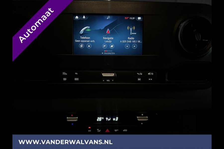 Mercedes-Benz Sprinter 317 CDI 170pk 9G-Tronic Automaat L3H2 Euro6 Airco | Camera | Navigatie | Apple Carplay Cruisecontrol, 3500kg Trekhaak, Parkeersensoren, Stoelverwarming, Android auto, MBUX, Chauffeursstoel, Bijrijdersbank
