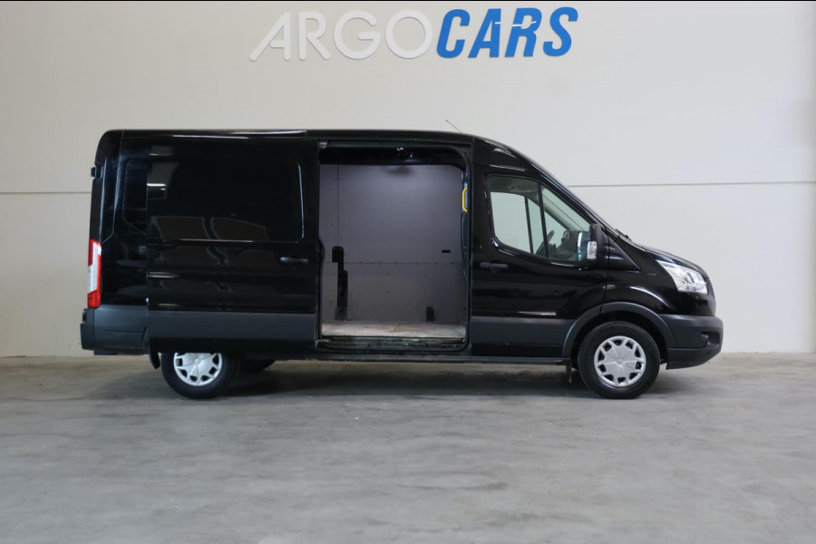 Ford Transit 330 2.0 TDCI L2/H2 CAMERA AIRCO CRUISE CONTROL NAVI TREKHAAK PDC 170PK ZWART LEASE V/A € 122,- p.m. INRUIL MOGELIJK
