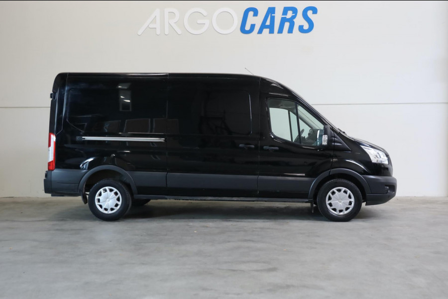 Ford Transit 330 2.0 TDCI L2/H2 CAMERA AIRCO CRUISE CONTROL NAVI TREKHAAK PDC 170PK ZWART LEASE V/A € 122,- p.m. INRUIL MOGELIJK