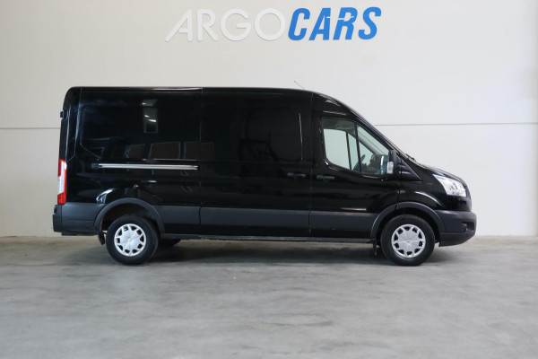 Ford Transit 330 2.0 TDCI L2/H2 CAMERA AIRCO CRUISE CONTROL NAVI TREKHAAK PDC 170PK ZWART LEASE V/A € 122,- p.m. INRUIL MOGELIJK