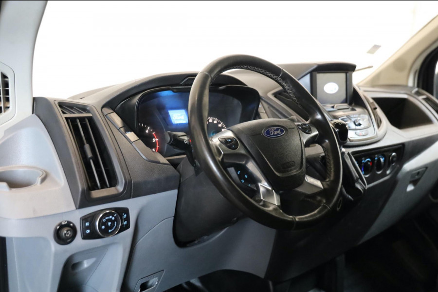 Ford Transit 330 2.0 TDCI L2/H2 CAMERA AIRCO CRUISE CONTROL NAVI TREKHAAK PDC 170PK ZWART LEASE V/A € 122,- p.m. INRUIL MOGELIJK