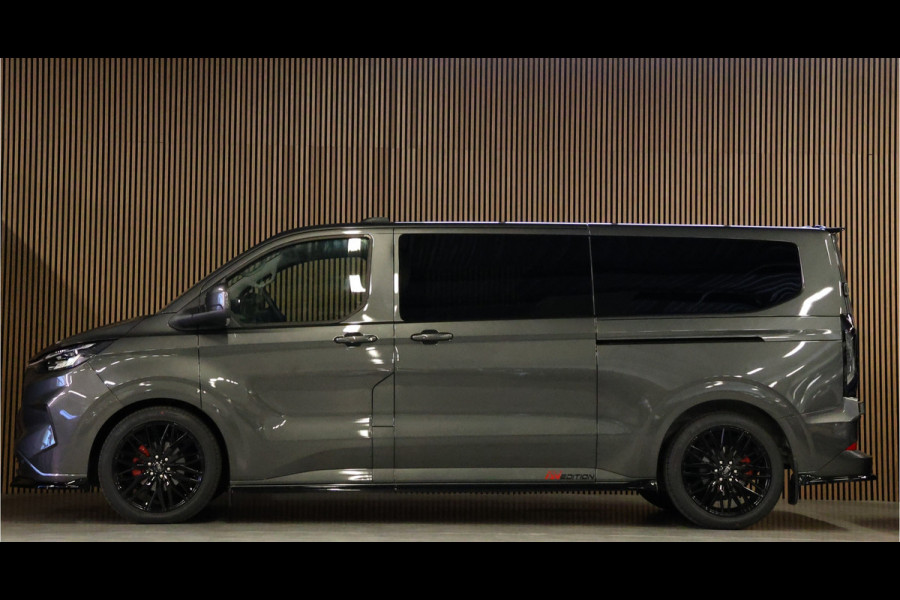 Ford Transit Custom 320 2.0 TDCI 150 PK L2H1 DC LIMITED | L+R Schuifdeur | Dubbel Cabine | ACC | Blind Spot | Navigatie | Camera | CarPlay | Lane As Raptor Edition | Trekhaak | Glaslook panelen | 6-Zitter | Verlengde fabrieksgarantie tot 09-2029