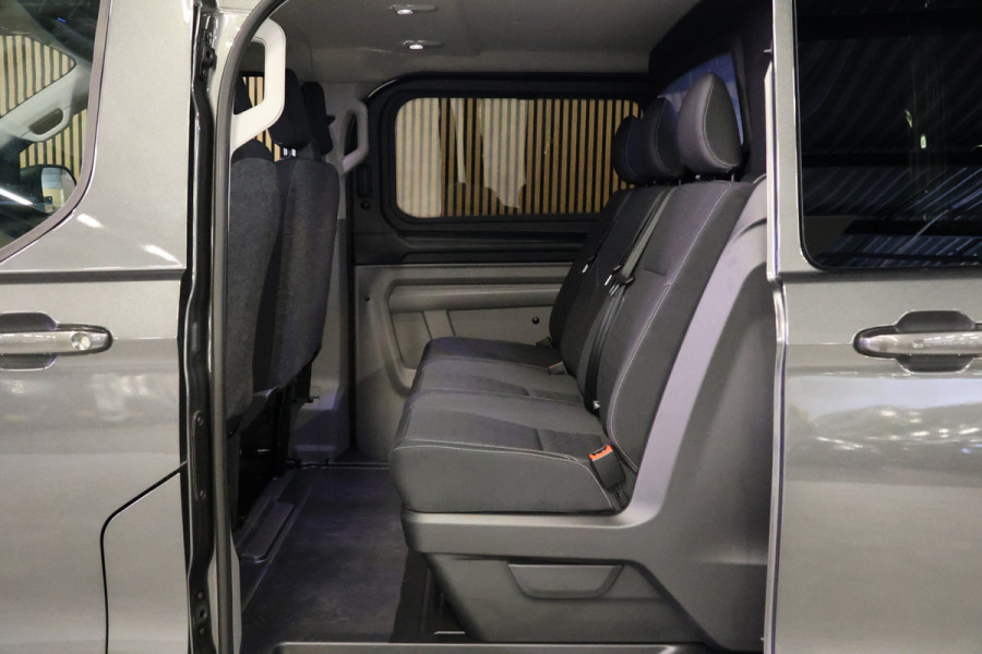 Ford Transit Custom 320 2.0 TDCI 150 PK L2H1 DC LIMITED | L+R Schuifdeur | Dubbel Cabine | ACC | Blind Spot | Navigatie | Camera | CarPlay | Lane As Raptor Edition | Trekhaak | Glaslook panelen | 6-Zitter | Verlengde fabrieksgarantie tot 09-2029