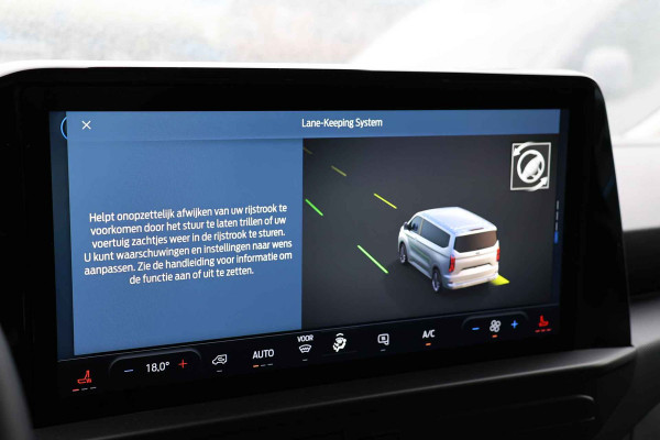 Ford Transit Custom 320 2.0 TDCI 150 PK L2H1 DC LIMITED | L+R Schuifdeur | Dubbel Cabine | ACC | Blind Spot | Navigatie | Camera | CarPlay | Lane As Raptor Edition | Trekhaak | Glaslook panelen | 6-Zitter | Verlengde fabrieksgarantie tot 09-2029