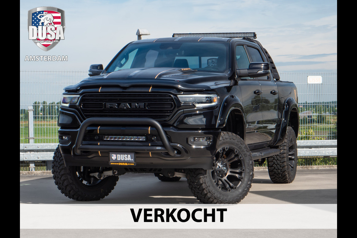 Dodge Ram | BPM-VRIJ | 1500 | Limited | 5.7 V8 HEMI | Rocky Mountains Edition | Unieke truck | Panoramadak | Luchtvering | INCL BPM-VOORDEEL Dodge Ram | BPM-VRIJ | 1500 | Limited | 5.7 V8 HEMI | Rocky Mountains Edition | Unieke truck | Panoramadak | Luchtvering | INCL BPM-VOORDEEL