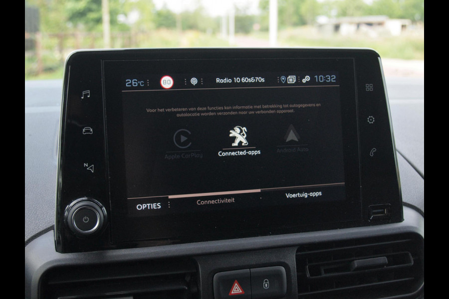 Peugeot Partner 1.5 BlueHDI Asphalt Long | Camera | Trekhaak | Cruise Control | Apple Carplay | Automaat |