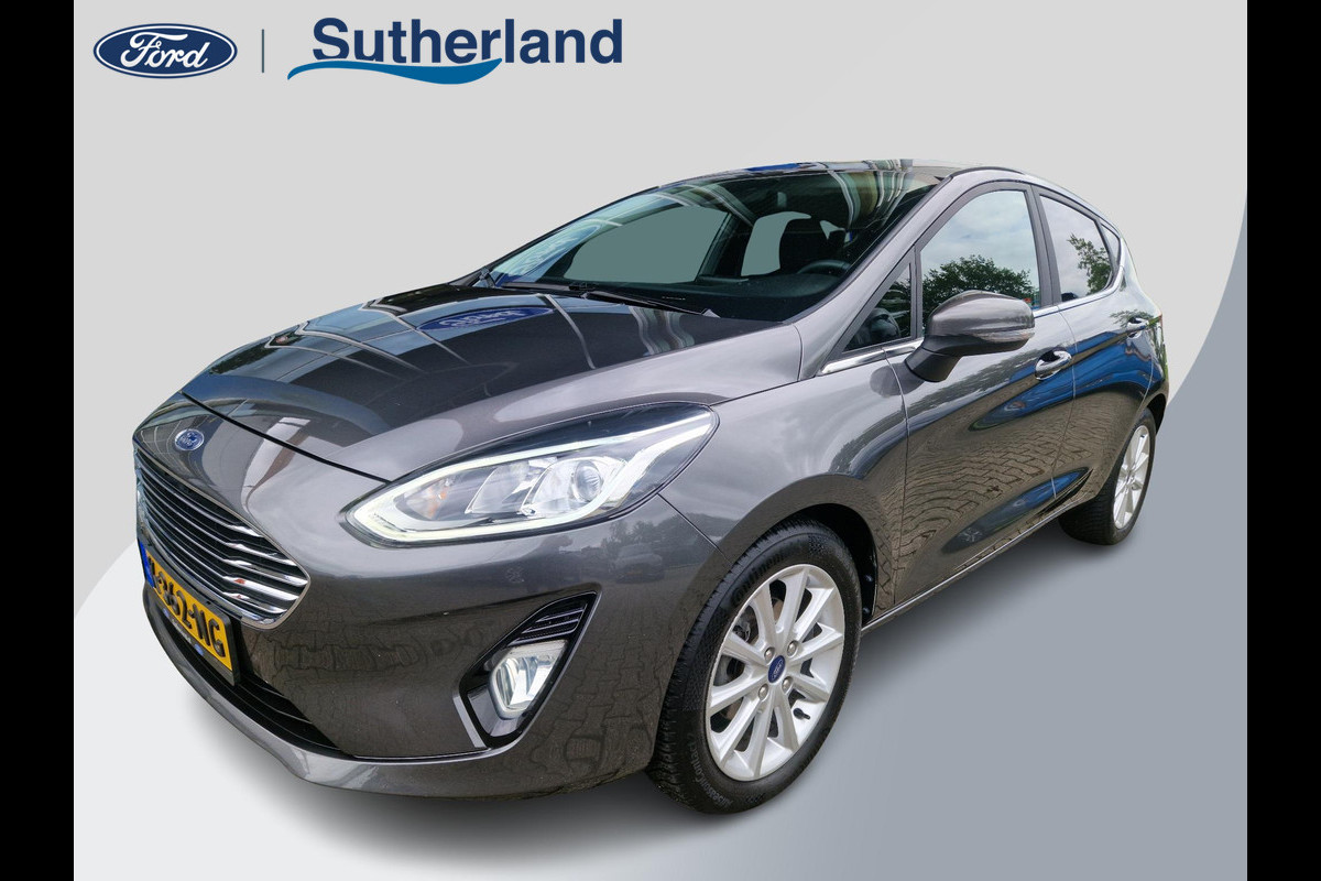 Ford Fiesta 1.0 EcoBoost Titanium X Zeer nette auto! | Navi. | All weather banden | Cruisecontrol | Privacy glass Ford Fiesta 1.0 EcoBoost Titanium X Zeer nette auto! | Navi. | All weather banden | Cruisecontrol | Privacy glass