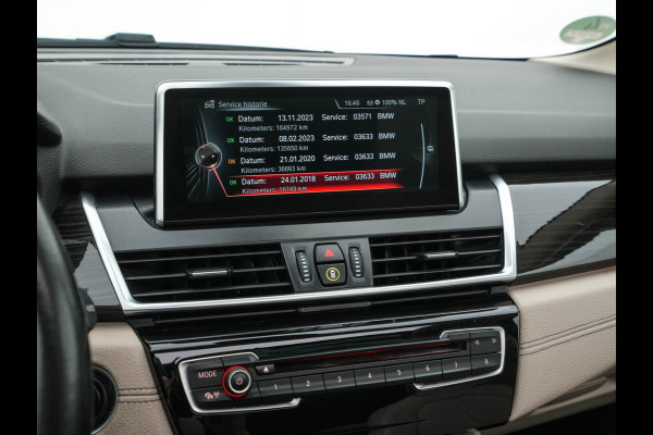 BMW 2 Serie Gran Tourer 218D High Executive Luxury-Line 7-Pers Aut. *PANO | NAVI-FULLMAP | LUXURY-LEATHER | FULL-LED | ECC | KEYLESS | HEATED-COMFORTSEATS | SHIFT-PADDLES | AMBIENT-LIGHT | CAMERA | HEAD UP | PDC | TOWBAR | 17"ALU*