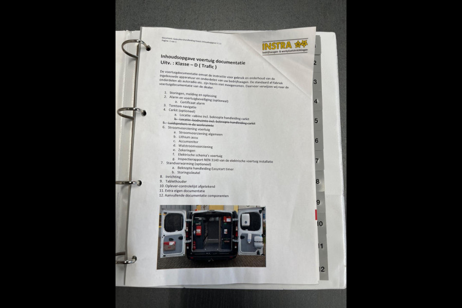 Renault Trafic Servicewagen 1.6 dCi euro6 T27 L1H1 Comfort Bott inrichting Victron v230 Standkachel Trekhaak RIJKLAARPRIJS!
