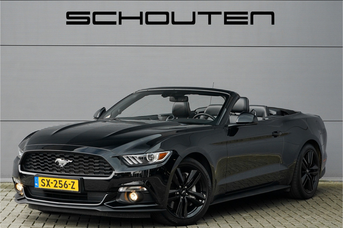 Ford Mustang Convertible 2.3 EcoBoost Leder Camera Sportuitlaat Keyless Ford Mustang Convertible 2.3 EcoBoost Leder Camera Sportuitlaat Keyless