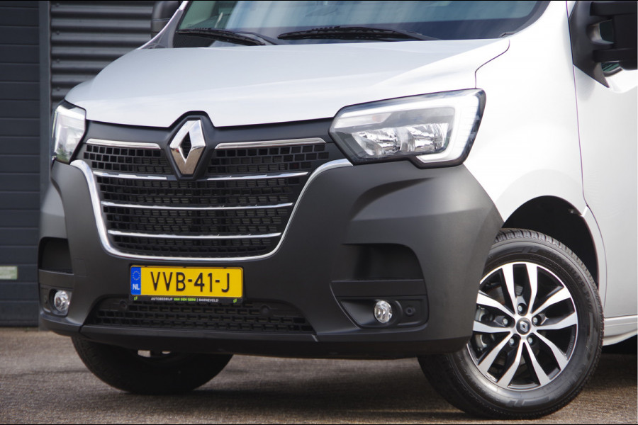 Renault Master T35 2.3 dCi 135PK L2H2 Work Edition CAMERA, NAVI, CRUISE, AIRCO, APPLE CARPLAY/ANDROID, PDC DUBBELE CABINE LEVERB.