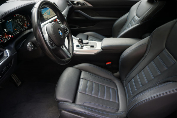 BMW 4 Serie Coupé 440i xDrive High Executive | M-SPORT | SAN REMO GRUN | Panoramadak | Harman Kardon | Head Up Display | Adaptieve demping | APPLE CarPlay | 360 graden Camera